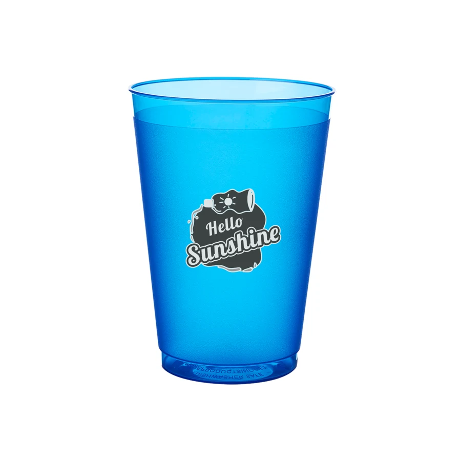 Flexible Frosted Plastic Stadium Cups 12 oz. 1
