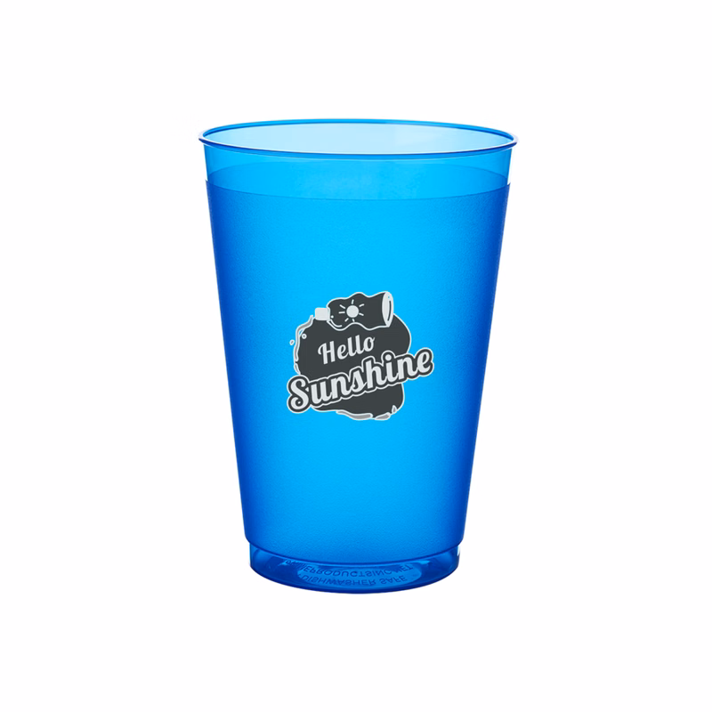 Flexible Frosted Plastic Stadium Cups 12 oz.