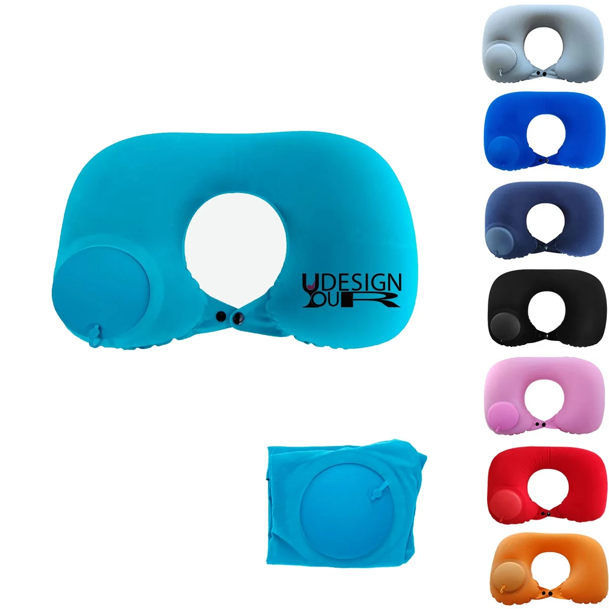 Push-up Inflatable U-shaped Pillow 1