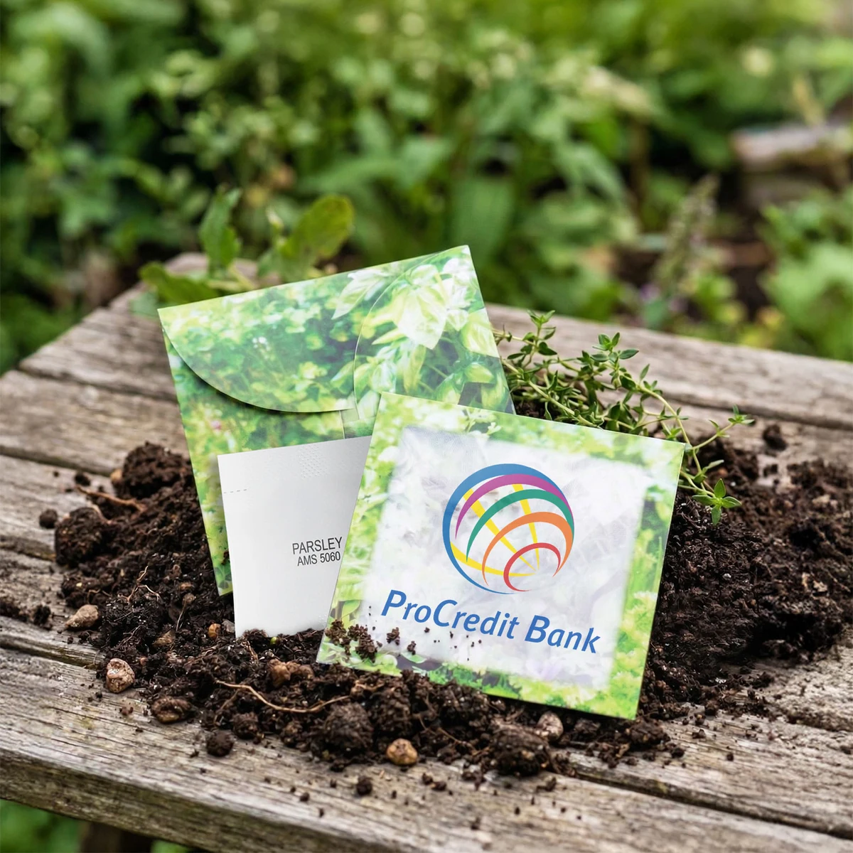 "Say it with Seeds" Envelope - Herbs 1