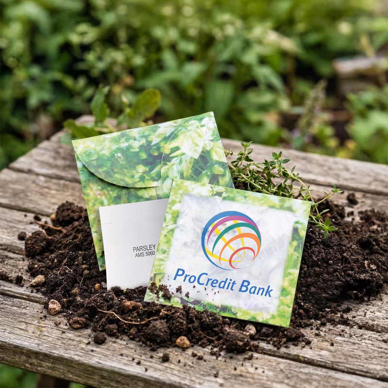 "Say it with Seeds" Envelope - Herbs