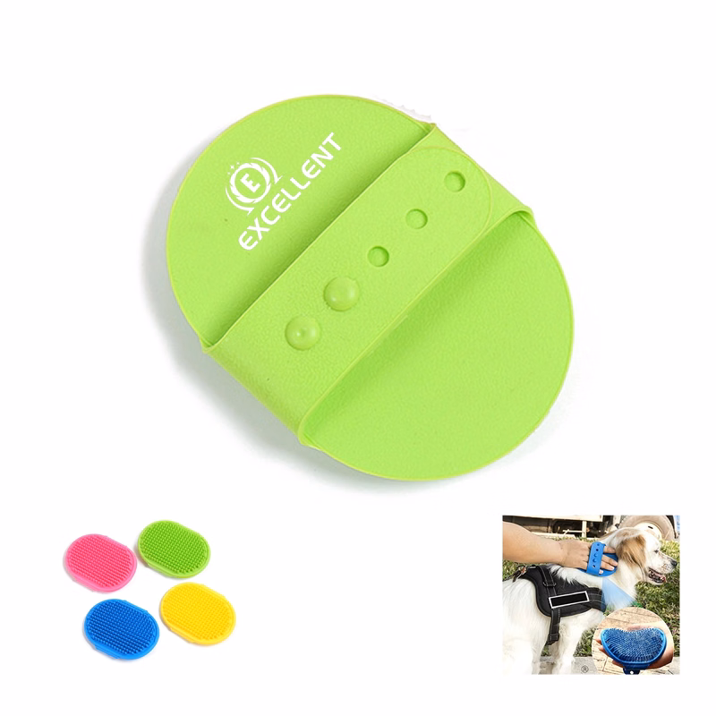 Massage Rubber Pet Grooming Comb