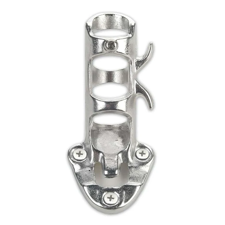 45 Degree Silver Aluminum Bracket for 1" Flagpole 1