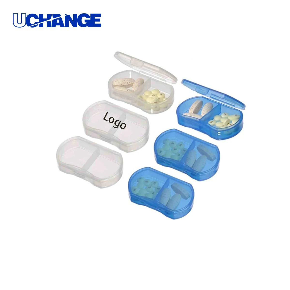 Health Mini Travel AM/PM Pill Box Organizer 1