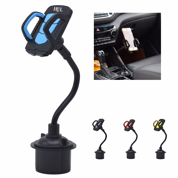 Flexible Cup Holder Car Phone Mount - Adjustable Lazy Bracket