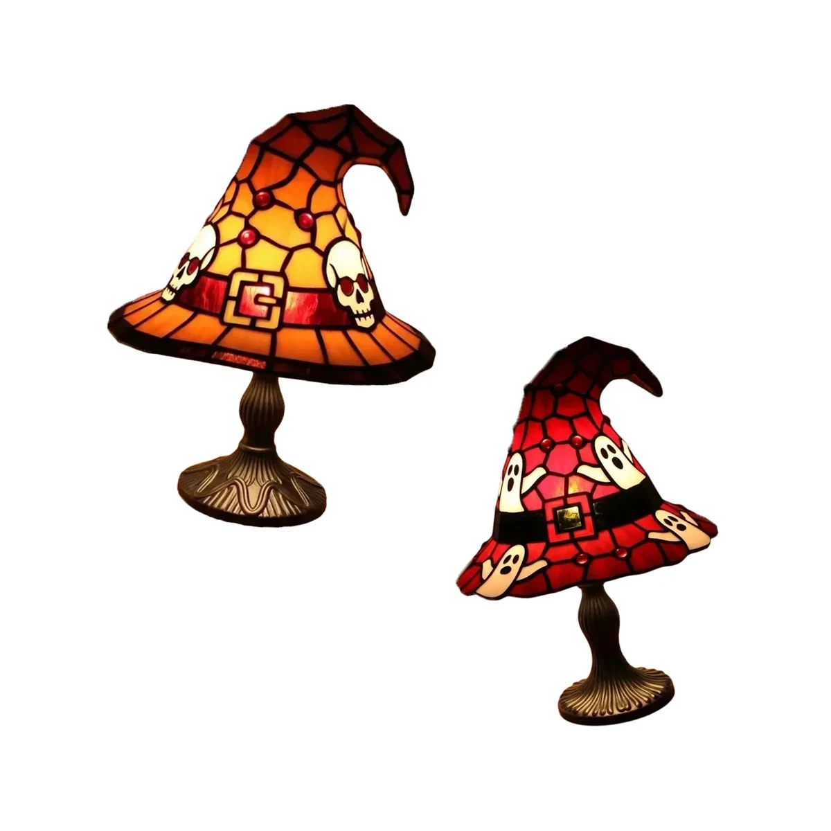 Halloween Ghost Witch Hat Table Lamp 1
