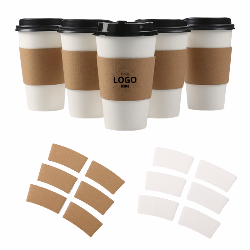 Custom Disposable Paper Coffee Cup Sleeves