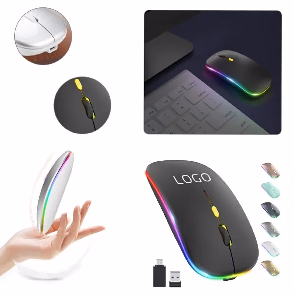 Wireless Optical Mouse With LED Light