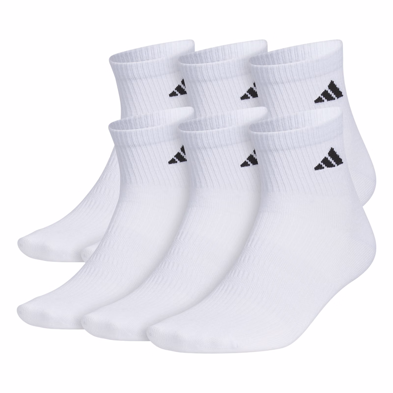 Adidas Men's Superlite 3.0 6-Pack Quarter Sock