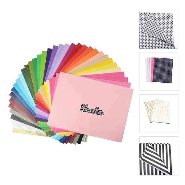 Custom 20 x 30 Silk Tissue Paper with Full Color Logo — Premium Gift Wrapping 1