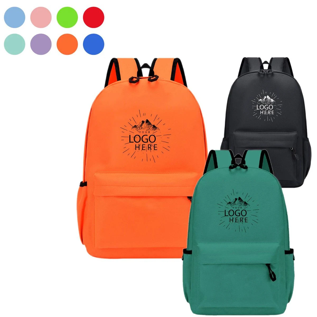 16-inch Heavy-Duty Backpack (with Water Bottle Pouch) 1
