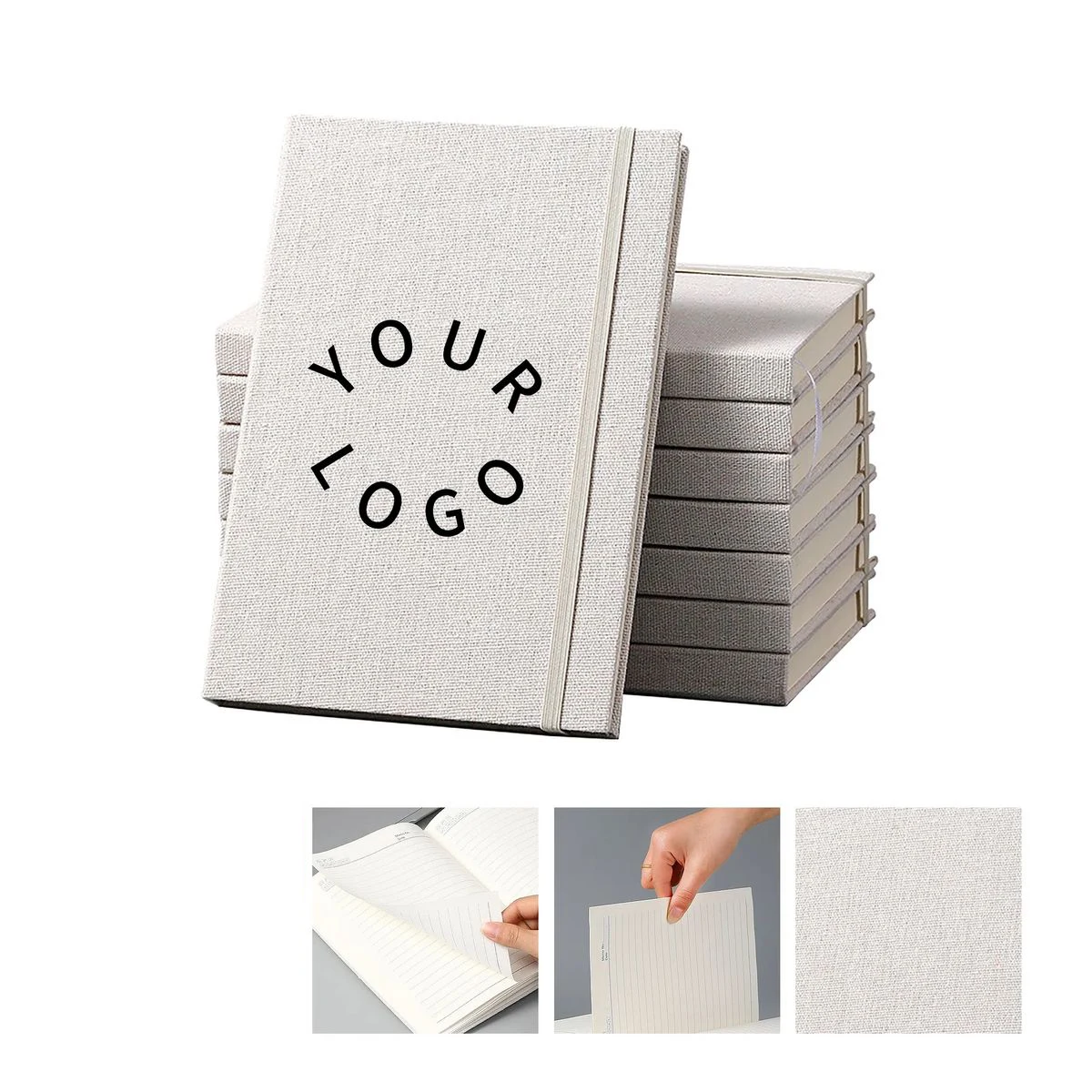 Custom A5 Notebook with Linen Cover for Corporate Gifts 1