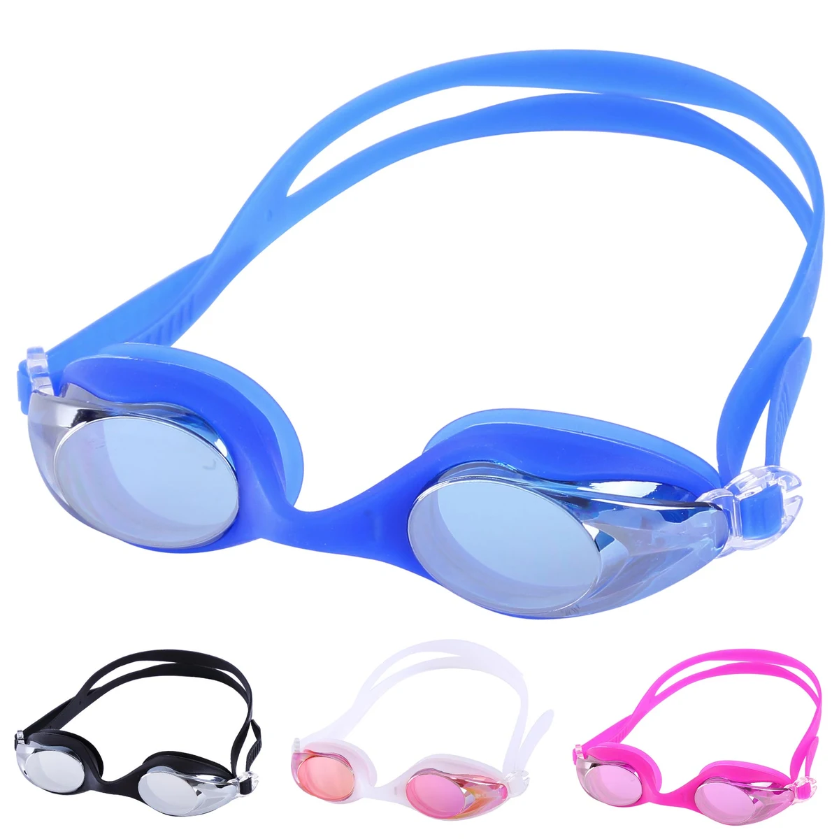 Adult Swim Goggles with Long Lasting Anti-Fog Technology 1