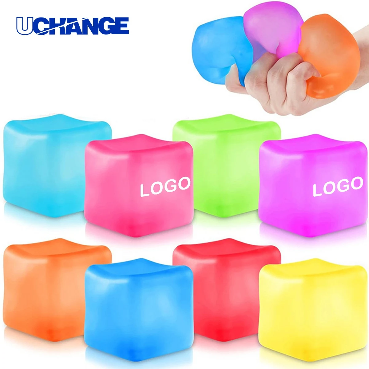 Slow-Rebound Sensory Stress Relief Cube 1