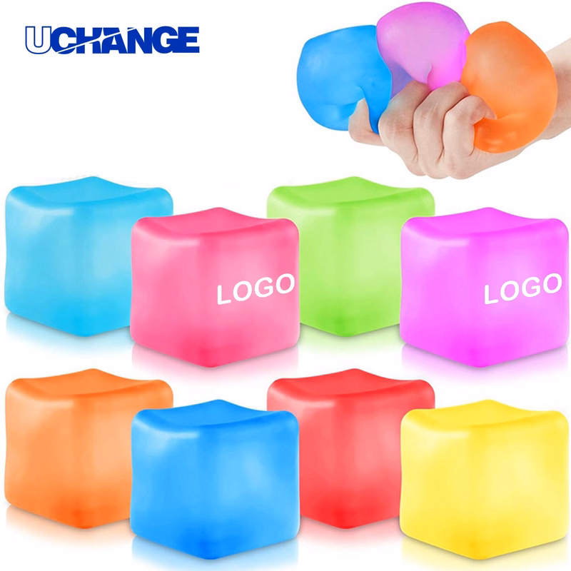 Slow-Rebound Sensory Stress Relief Cube