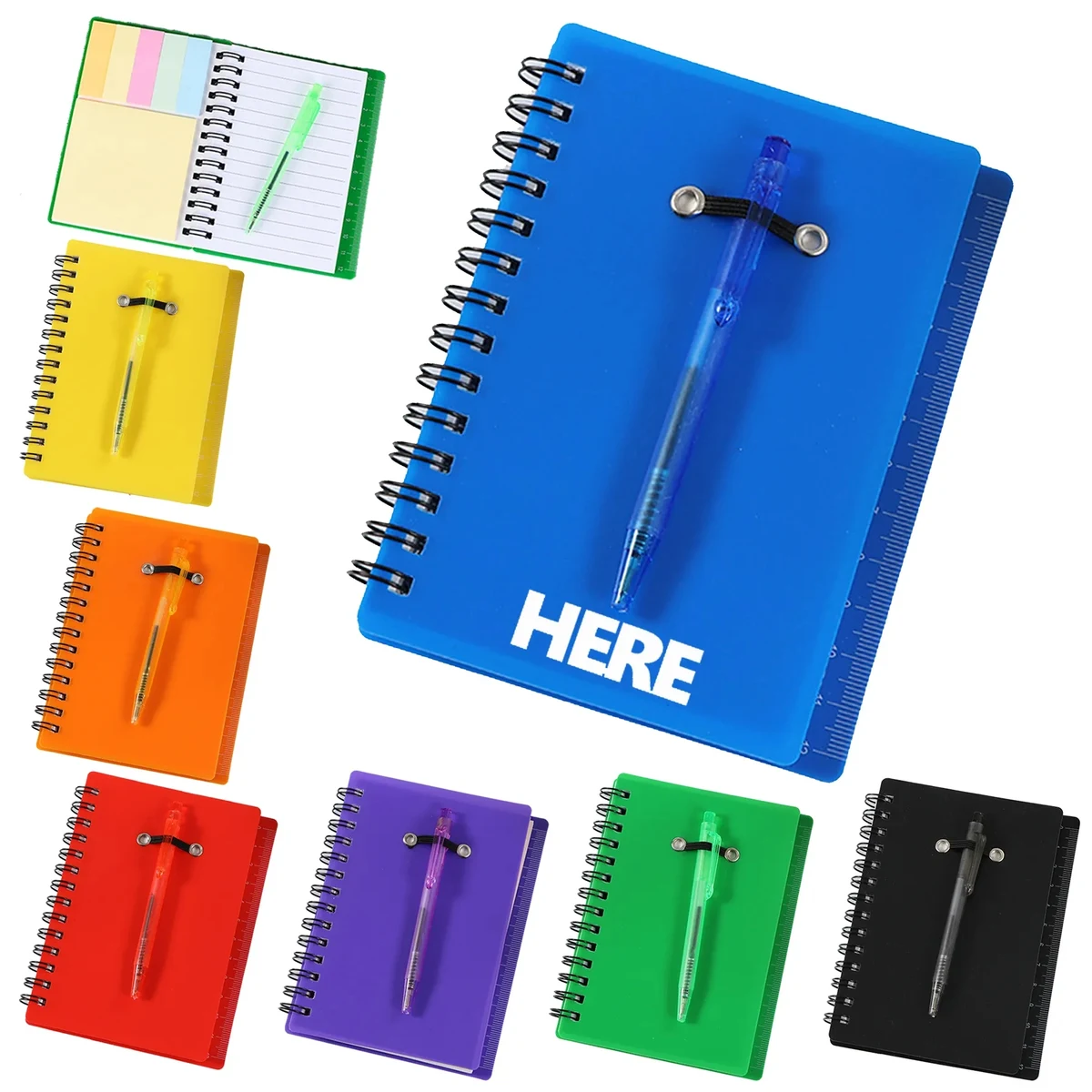 Spiral Notebook Steno Pocket Notepad With Pen 1