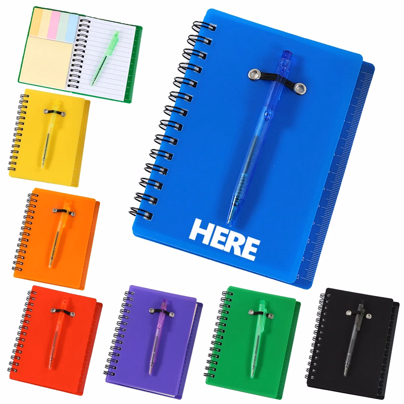 Spiral Notebook Steno Pocket Notepad With Pen