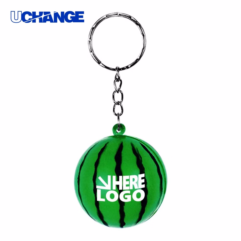 Watermelon Stress Reliever Keychain