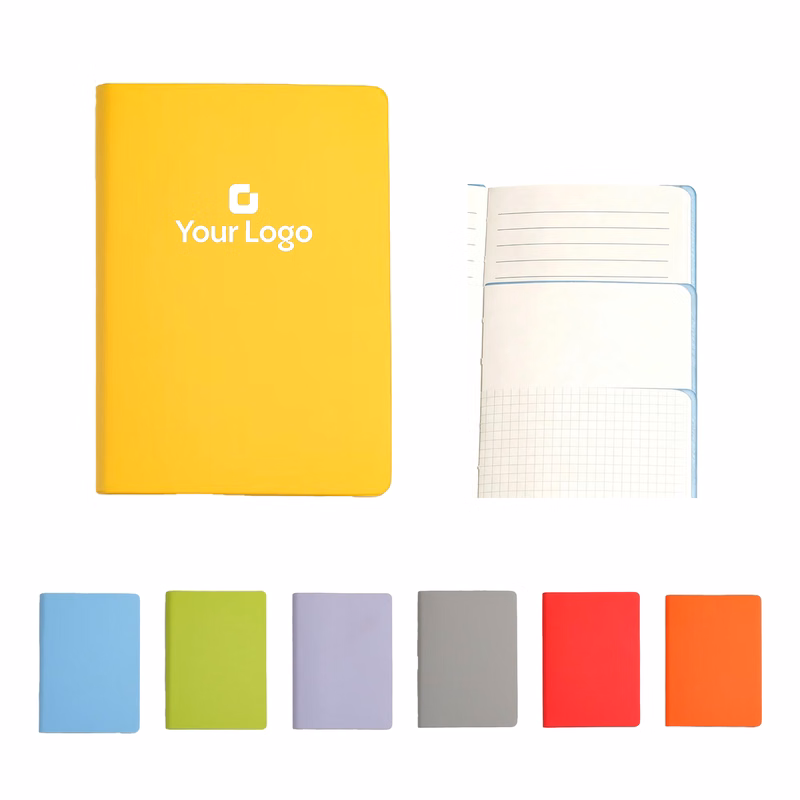 A6 Soft Leather Pocket Notebook with Custom Logo