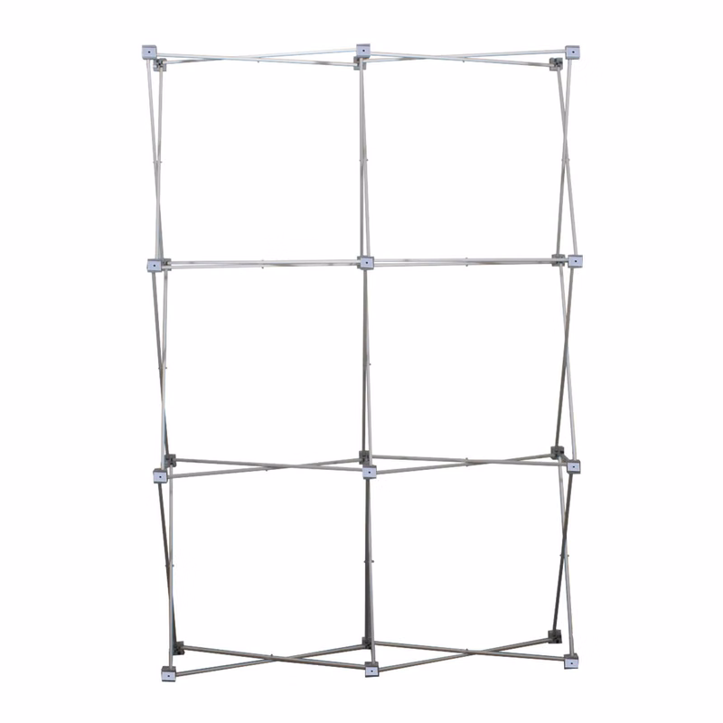 5' Straight Splash Floor Display Hardware