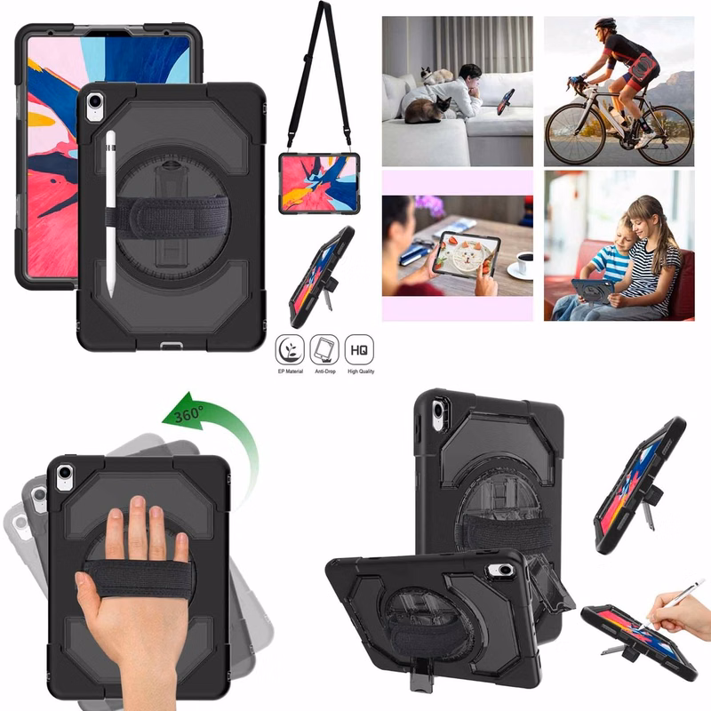 iBank® iPad Pro 11" Protective Rugged Case with Kickstand & Shoulder Strap