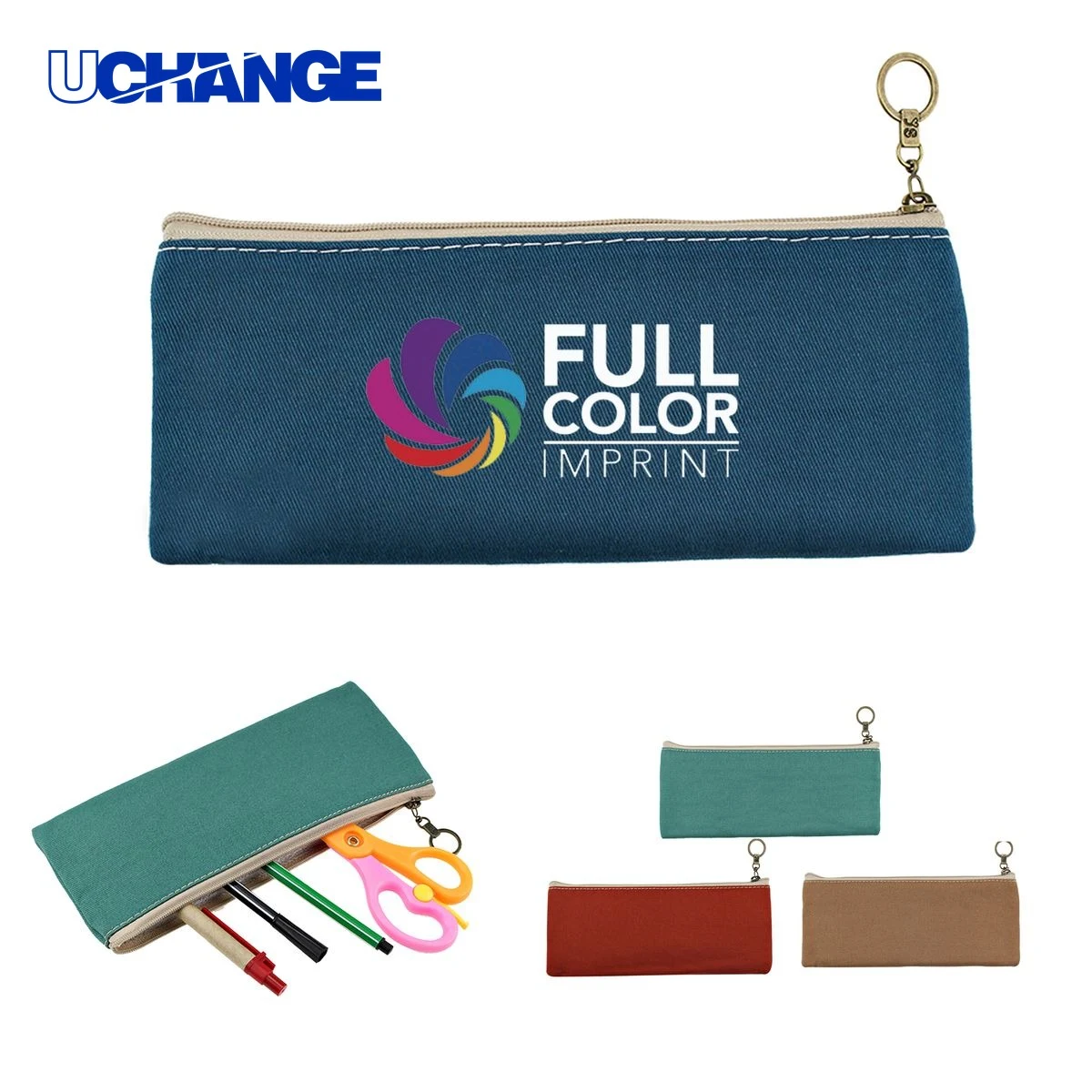 Solid Color Pen Pouch Organizer 1