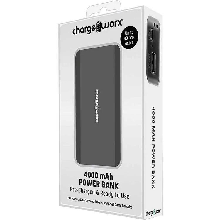 4000 mAh Power Banks - Black Pre-Charged 1
