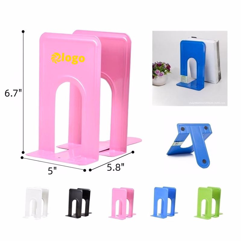 2-In-1 Metal Bookend In Candy Colors