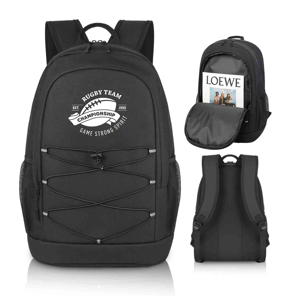 17" Bungee Cord Sports Backpack 1