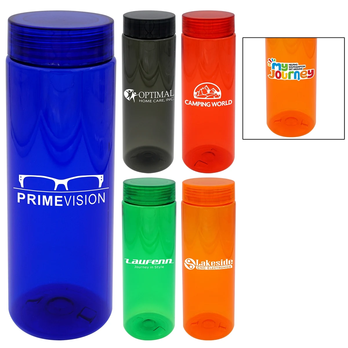 CLEAR VIEW 24 OZ. COLORFUL BOTTLE 1