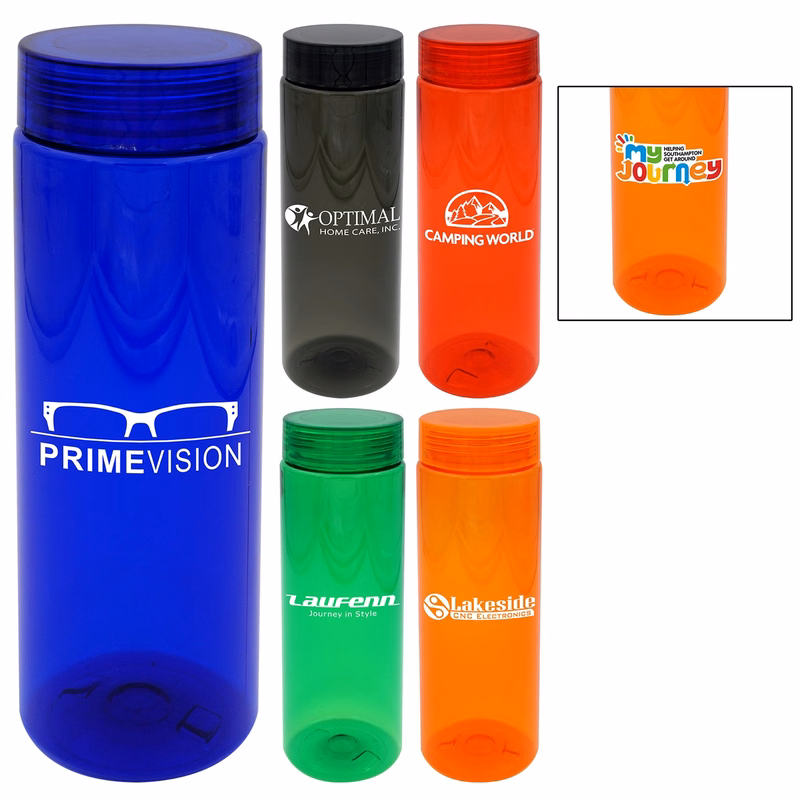 CLEAR VIEW 24 OZ. COLORFUL BOTTLE