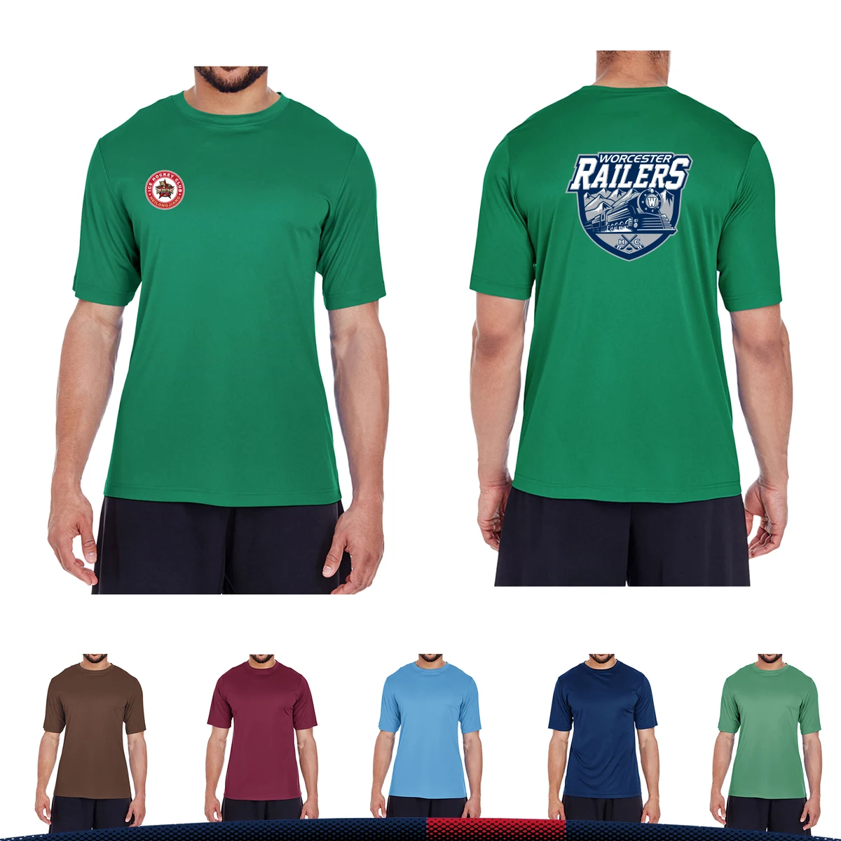 Team 365® Men's Polyester T-shirts 1