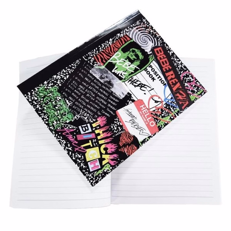 Custom Composition Notebook in Wideruled sheets paper composition