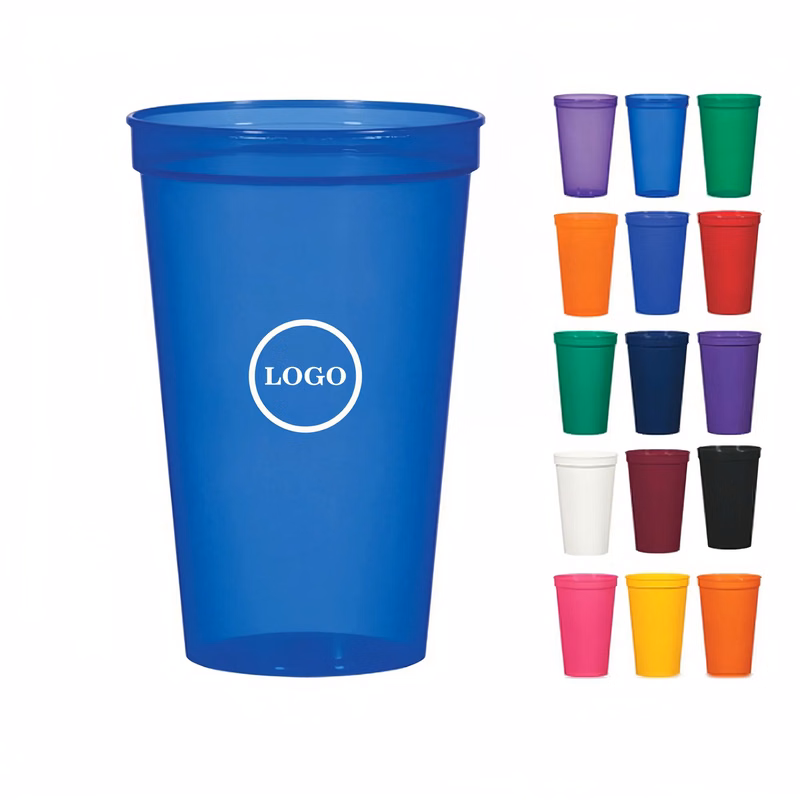 22 oz. Reusable Plastic Stadium Cups