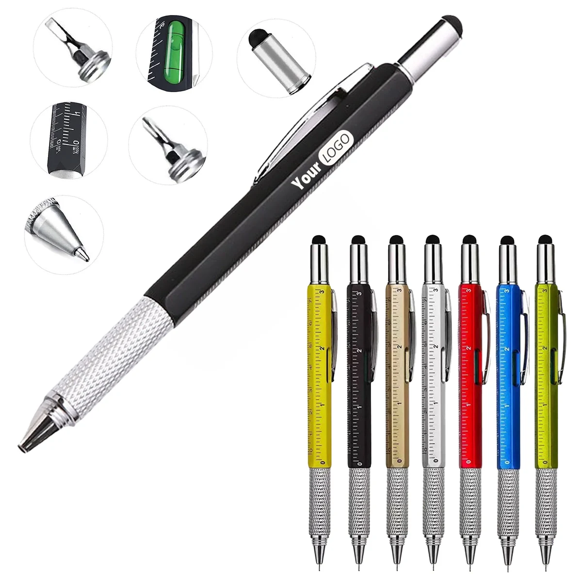 6 in 1 Tool with Ballpoint Pen 1
