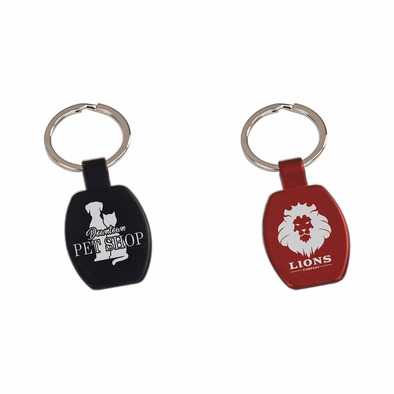 1 5/8" Rectangle Keychain