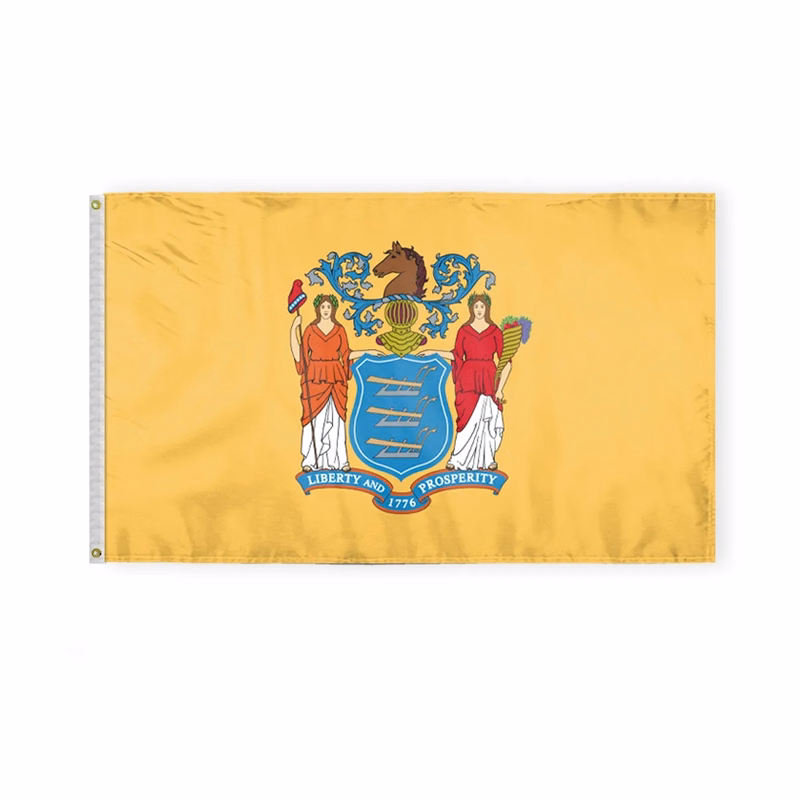 3'x5' New Jersey ePoly Printed Flags