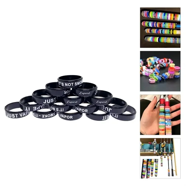 Custom Dome Style Silicone Wedding Ring — Comfort Fit Promotional Jewelry 1