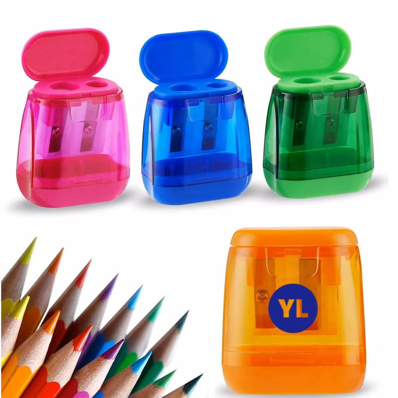 Mixed Color Double hole pencil sharpener