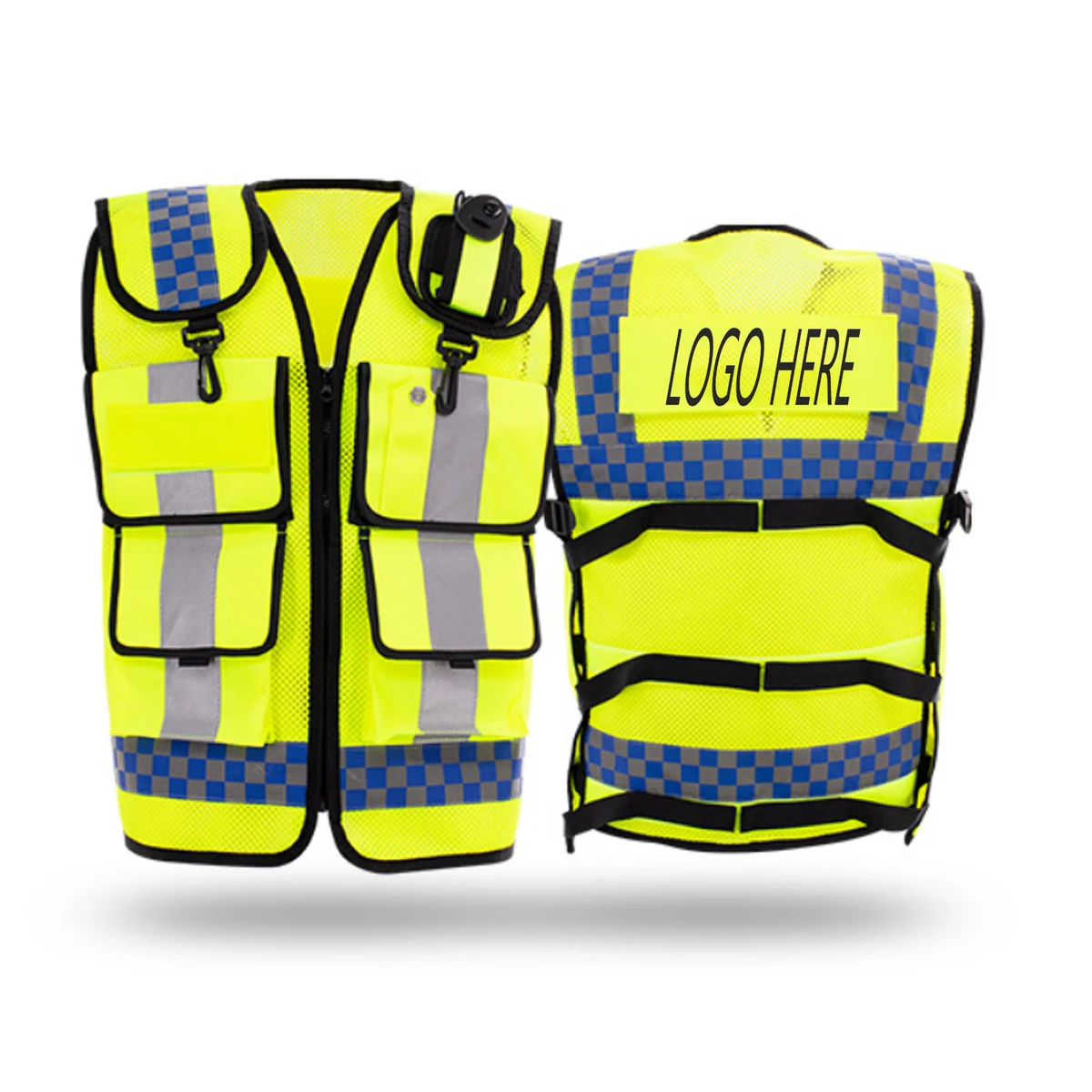 Adjustable High Visibility Reflective Safety Vest 1