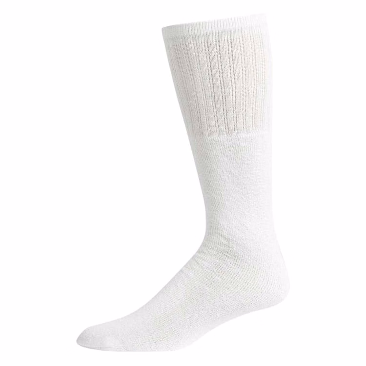 Men's Tube Socks White 10-15