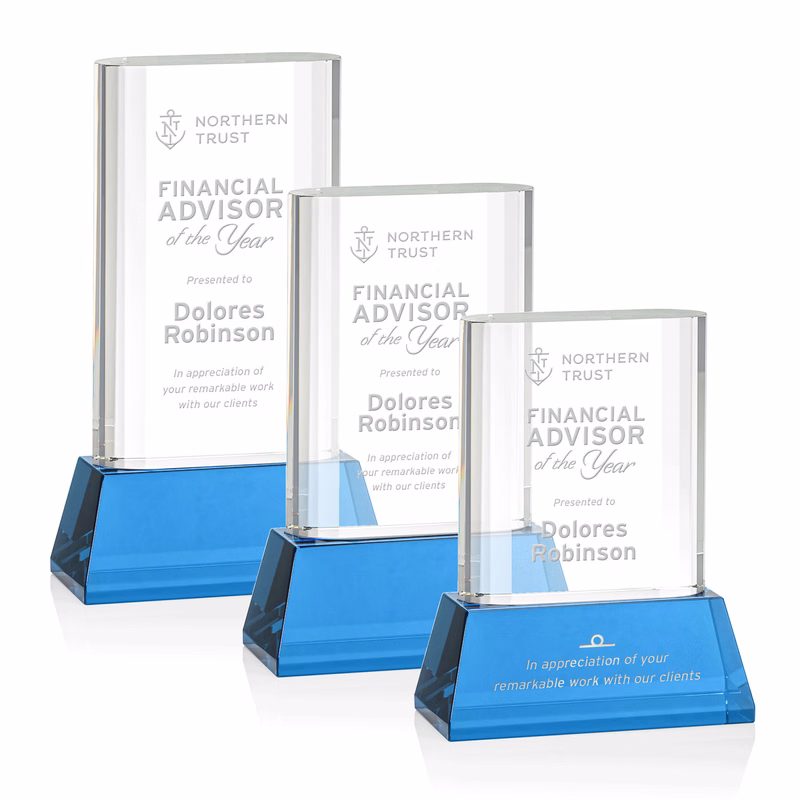 Merit Award on Base - Sky Blue