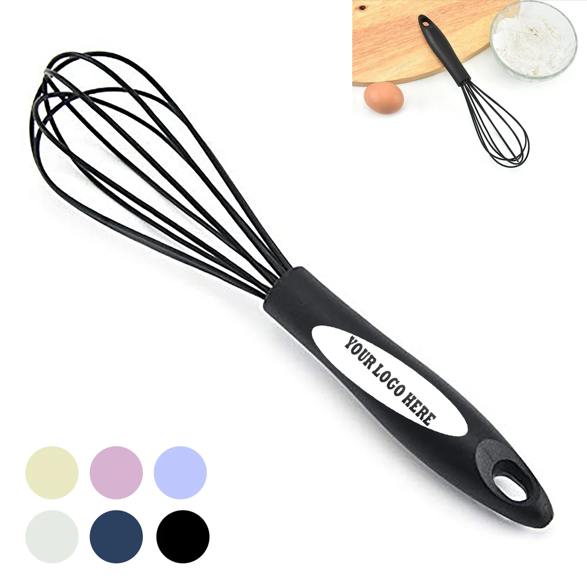 7" Silicone-Coated Mini Whisk 1