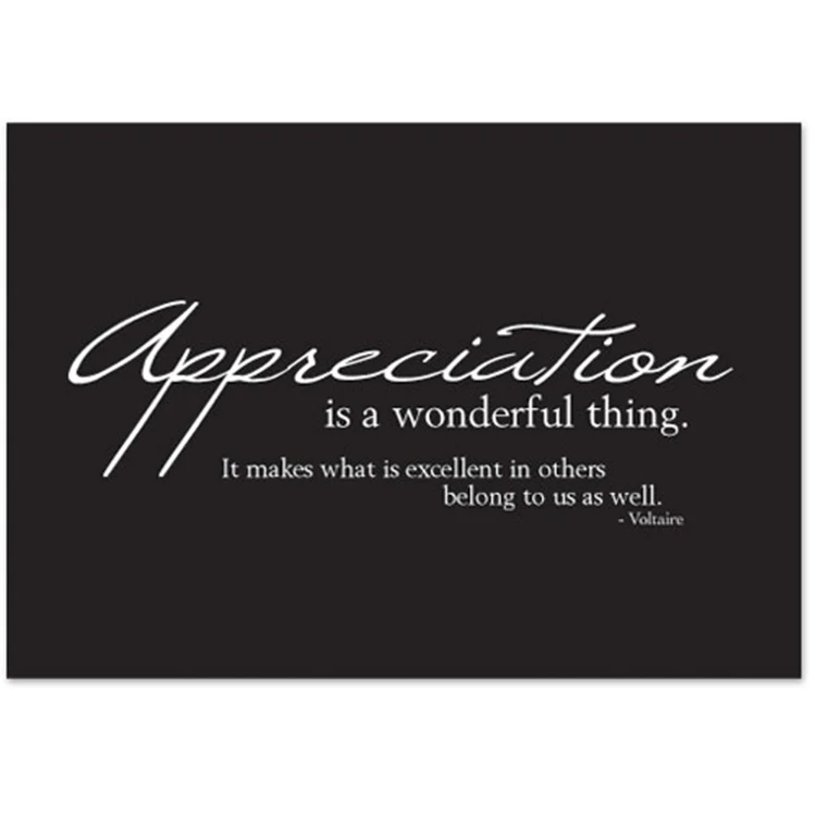 Appreciation Quote Greeting Card 1