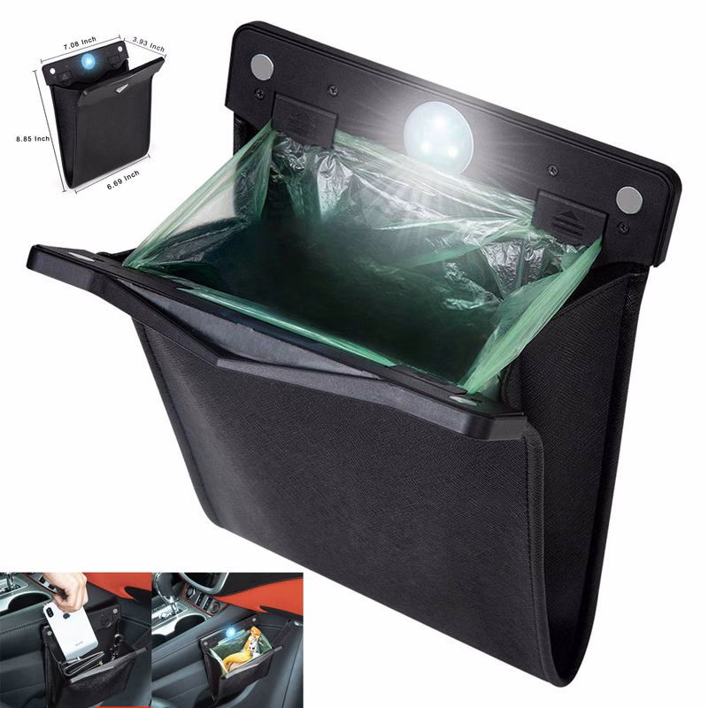 Smart LED Car Trash Can