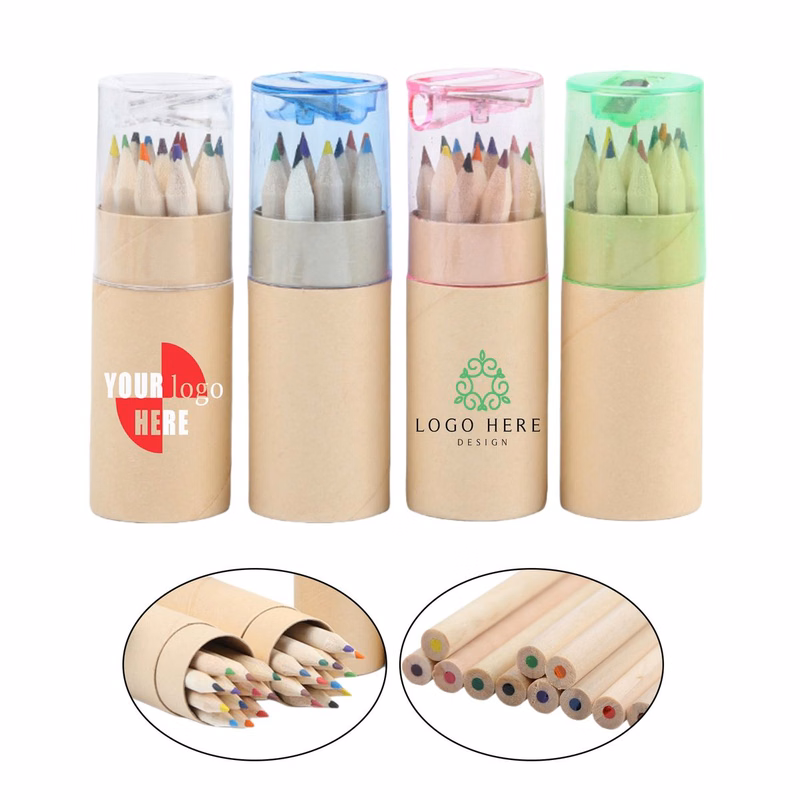 Colored Pencil Set with Sharpener