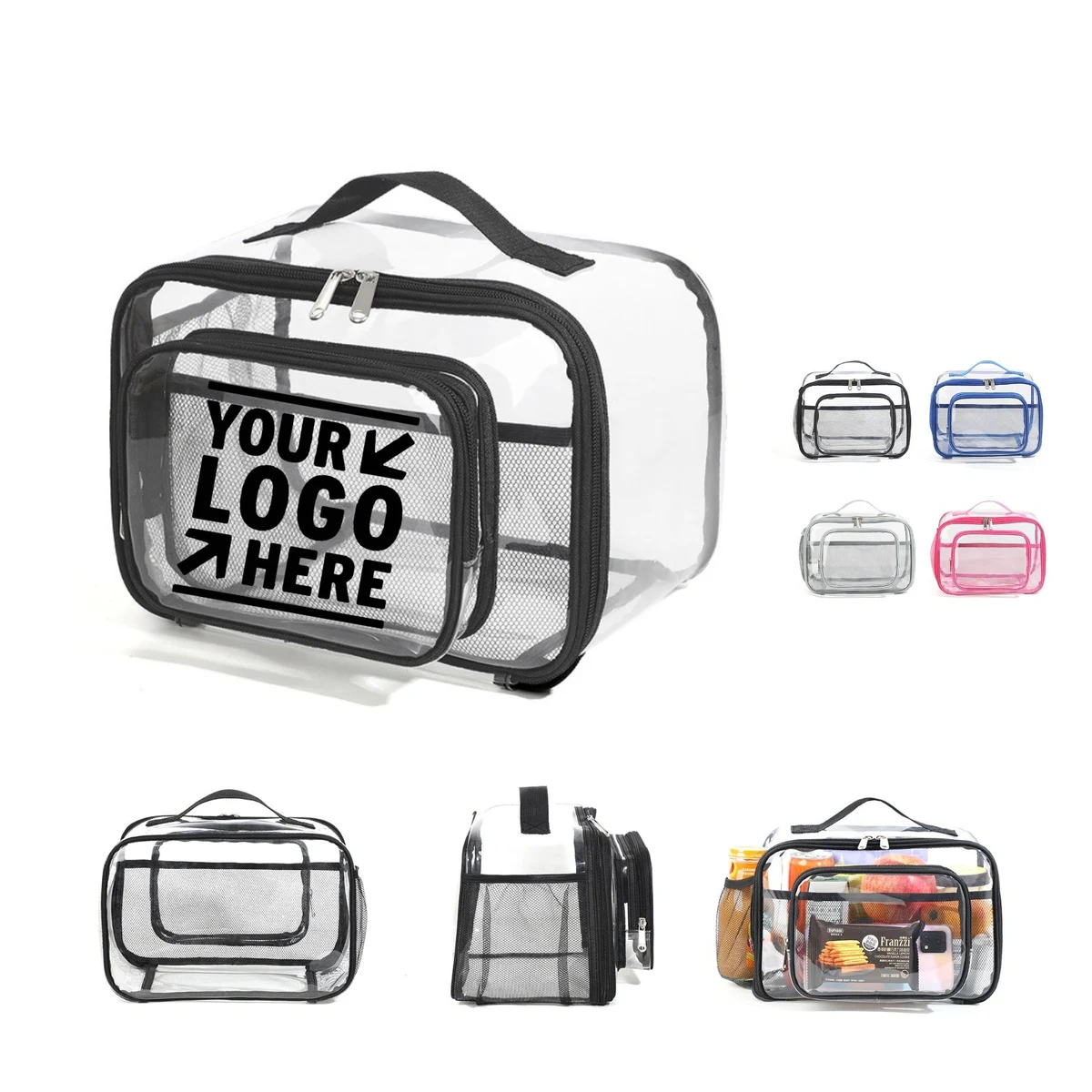 Portable Clear PVC Picnic Lunch Bag 1