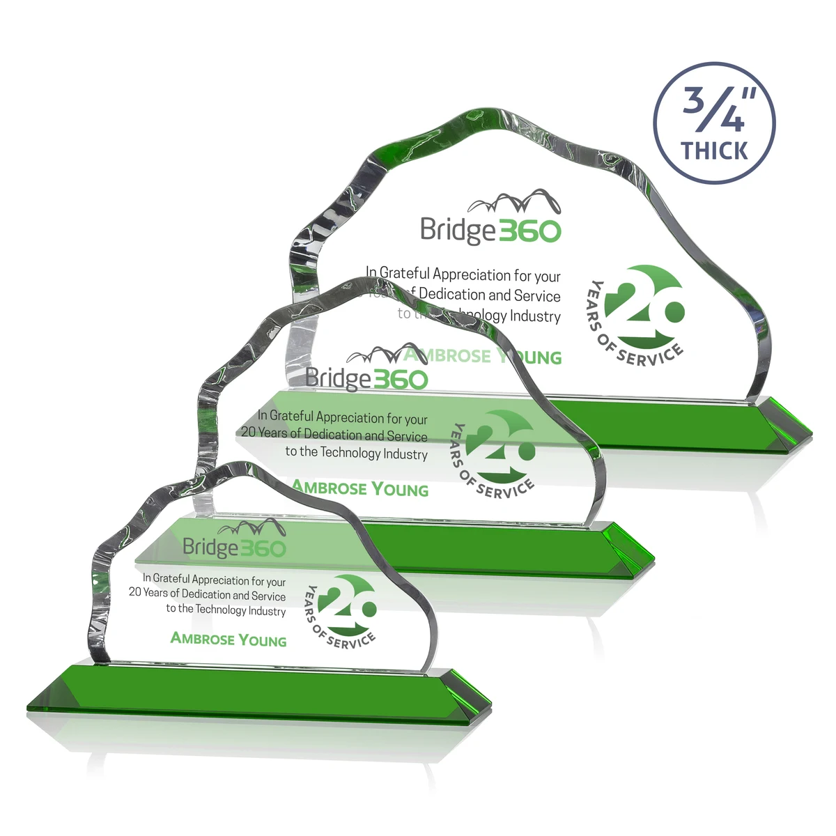 Petersen VividPrint™ Award - Green 1