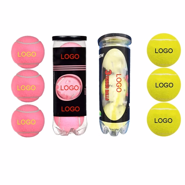 Custom 3 Pack Extra Duty Tennis Balls with Pressurized Felt — Sports Team Gift