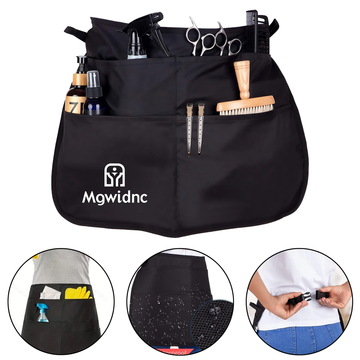 Waterproof Stain-Resistant Waist Apron for Hair Stylists 1
